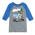 thumbnail image 1 of Dr. Seuss - Horton Hatch the Egg - Trees and Flowers - Easter - Toddler And Youth Raglan Graphic T-Shirt, 1 of 4