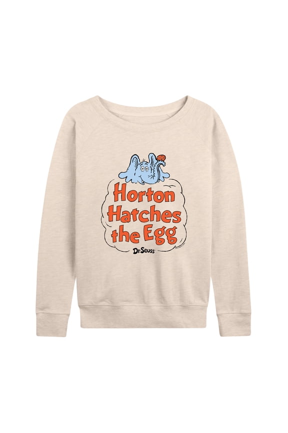 - Horton Hatches the Egg - Cloud - Easter - Women's Lightweight French Terry Long Sleeve Shirt