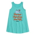 thumbnail image 1 of Dr. Seuss - Horton Hatches the Egg - Cloud - Toddler and Youth Girls A-line Dress, 1 of 4