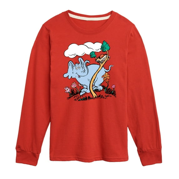 Dr. Seuss - Horton Hatches the Egg - Easter - Trees and Flowers - Toddler And Youth Long Sleeve Graphic T-Shirt