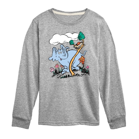 Dr. Seuss - Horton Hatches the Egg - Easter - Trees and Flowers - Toddler And Youth Long Sleeve Graphic T-Shirt