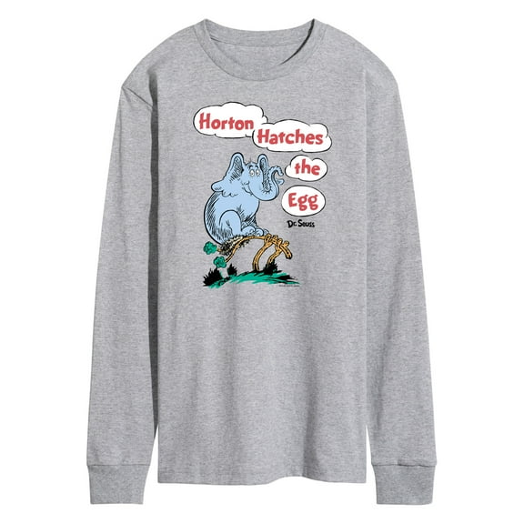 Dr. Seuss - Horton Hatches the Egg - Horton Sitting on Egg - Easter - Men's Long Sleeve T-Shirt