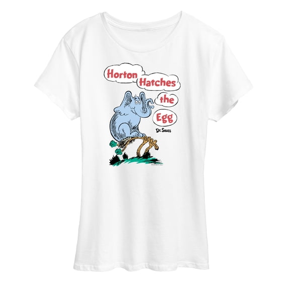 Dr. Seuss - Horton Hatches the Egg - Horton Sitting on the Egg - Easter - Women's Short Sleeve Graphic T-Shirt