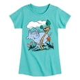 thumbnail image 1 of Dr. Seuss - Horton Hatches the Egg - Trees & Flowers - Toddler And Youth Girls Short Sleeve Graphic T-Shirt, 1 of 5