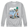 thumbnail image 1 of Dr. Seuss - Horton Hatches the Egg - Trees and Flowers - Easter - Men's Crew Neck Fleece Pullover, 1 of 5