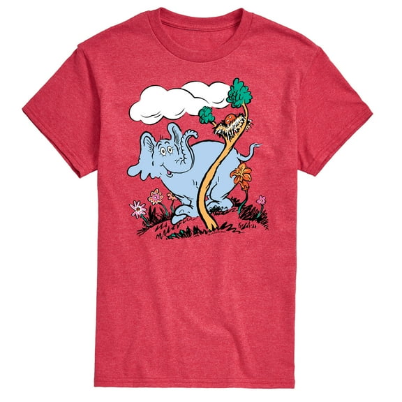 Dr. Seuss - Horton Hatches the Egg - Trees and Flowers - Easter - Men's Short Sleeve Graphic T-Shirt