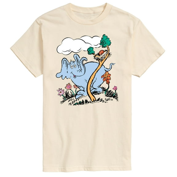 Dr. Seuss - Horton Hatches the Egg - Trees and Flowers - Easter - Men's Short Sleeve Graphic T-Shirt