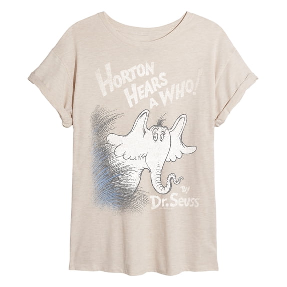 Dr. Seuss - Horton Hears A Who - Women's Oversized Graphic T-Shirt