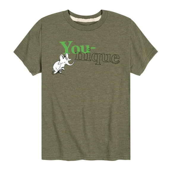 Dr. Seuss - Horton Hears a Who You-nique - Toddler And Youth Short Sleeve Graphic T-Shirt