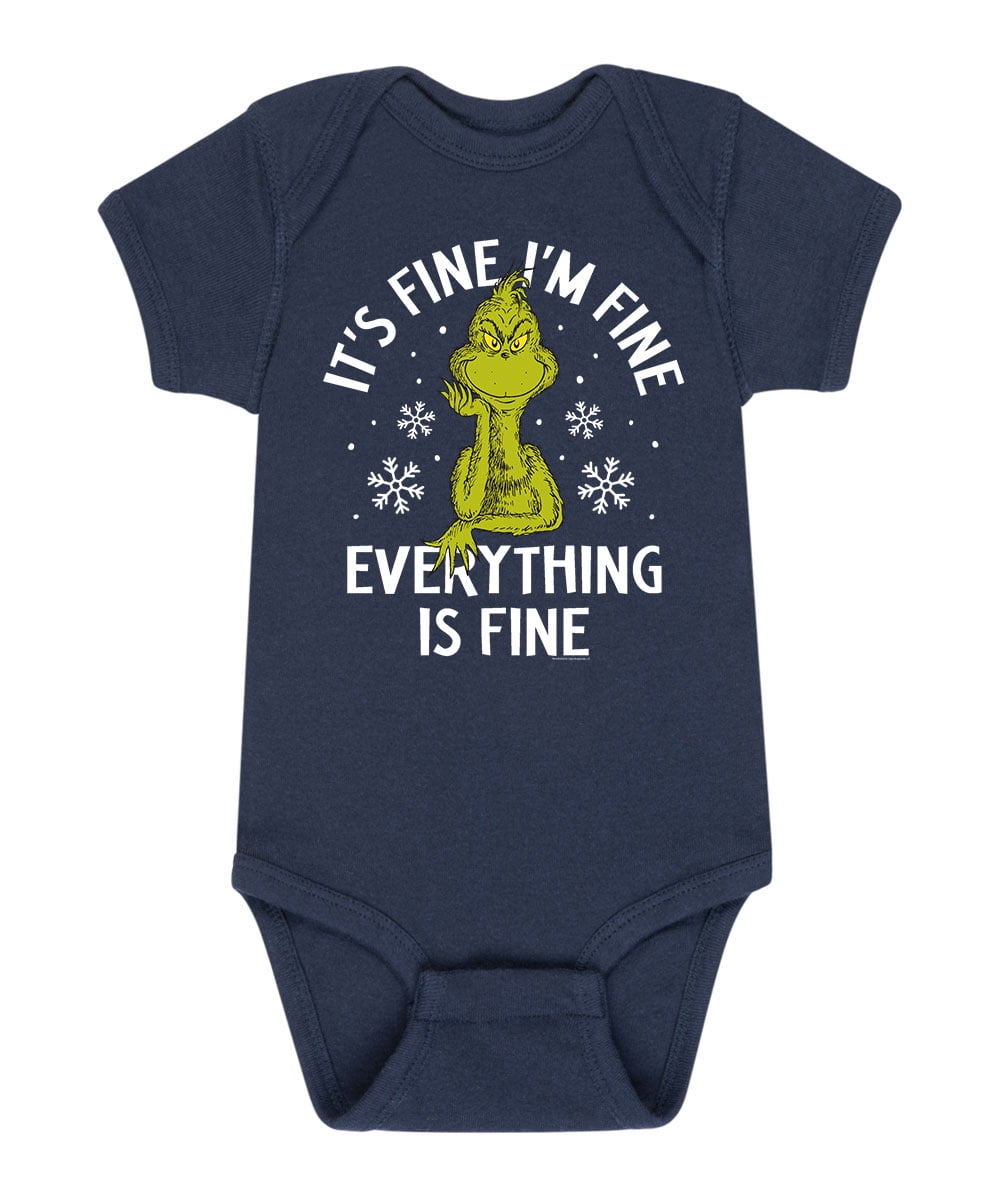 Seuss How The Grinch Stole Christmas Infant Baby One Piece