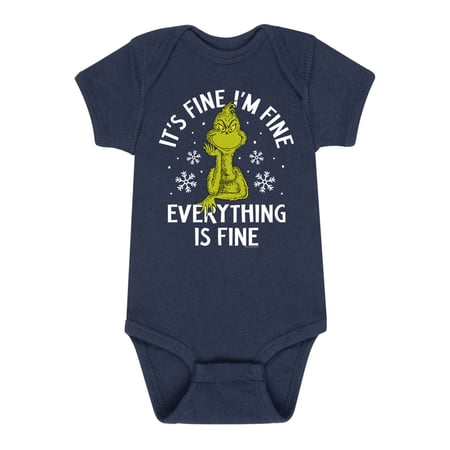 Dr. Seuss - How The Grinch Stole Christmas - Infant Baby One Piece Onesie