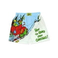 thumbnail image 1 of Dr. Seuss How The Grinch Stole Christmas Men's Button Fly Boxer Shorts MF22BX55, 1 of 7