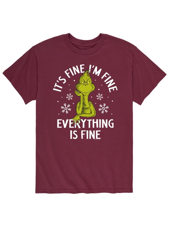 The Grinch - How The Grinch Stole Christmas Men's Short Sleeve Graphic T-Shirt