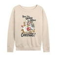 thumbnail image 1 of Dr. Seuss - How The Grinch Stole Christmas - Women's French Terry Long Sleeve Pullover, 1 of 4