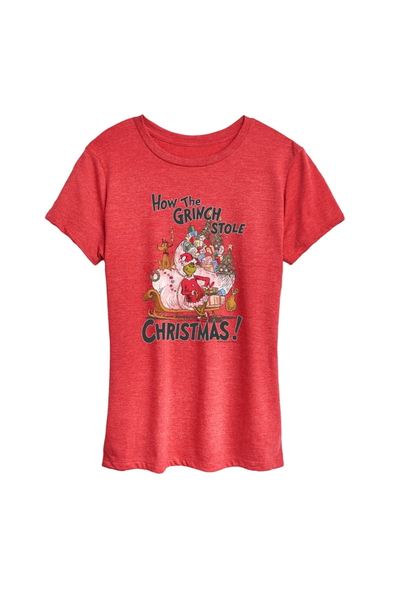 Dr. Seuss - How The Grinch Stole Christmas - Women's Short Sleeve Graphic T-Shirt