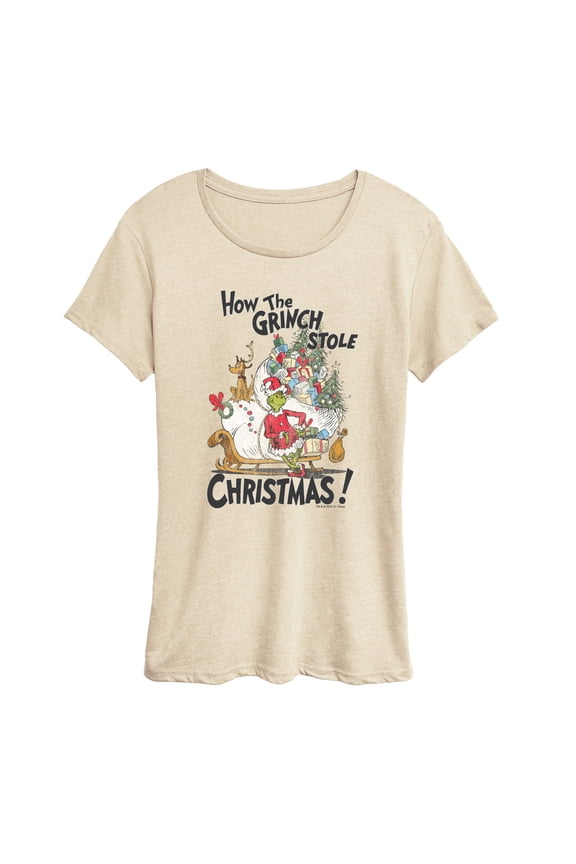 Dr. Seuss - How The Grinch Stole Christmas - Women's Short Sleeve Graphic T-Shirt