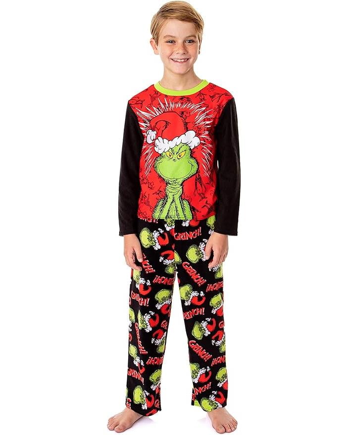 Dr. Seuss How the Grinch Stole Christmas Boys Youre A Mean One Long