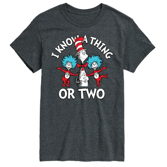 Dr. Seuss - I Know A Thing Or Two - Men's Short Sleeve Graphic T-Shirt