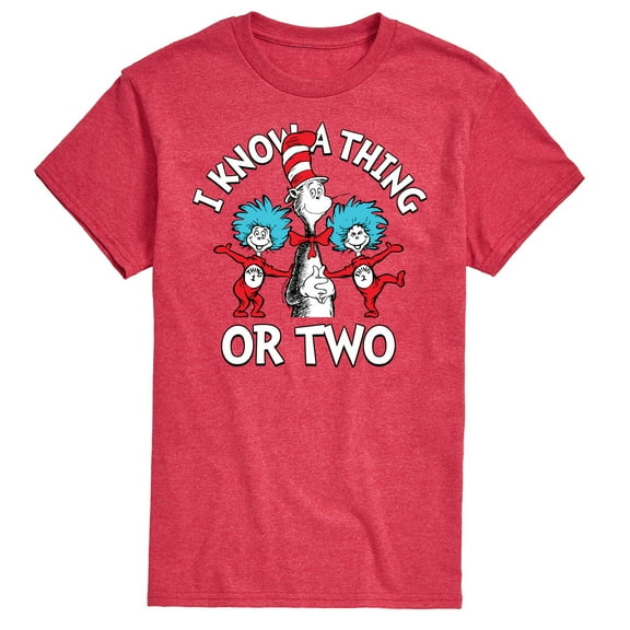 Dr. Seuss - I Know A Thing Or Two - Men's Short Sleeve Graphic T-Shirt