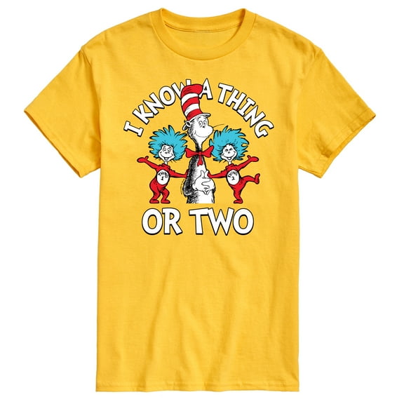 Dr. Seuss - I Know A Thing Or Two - Men's Short Sleeve Graphic T-Shirt