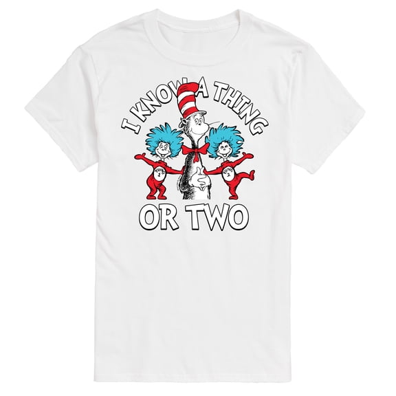 Dr. Seuss - I Know A Thing Or Two - Men's Short Sleeve Graphic T-Shirt