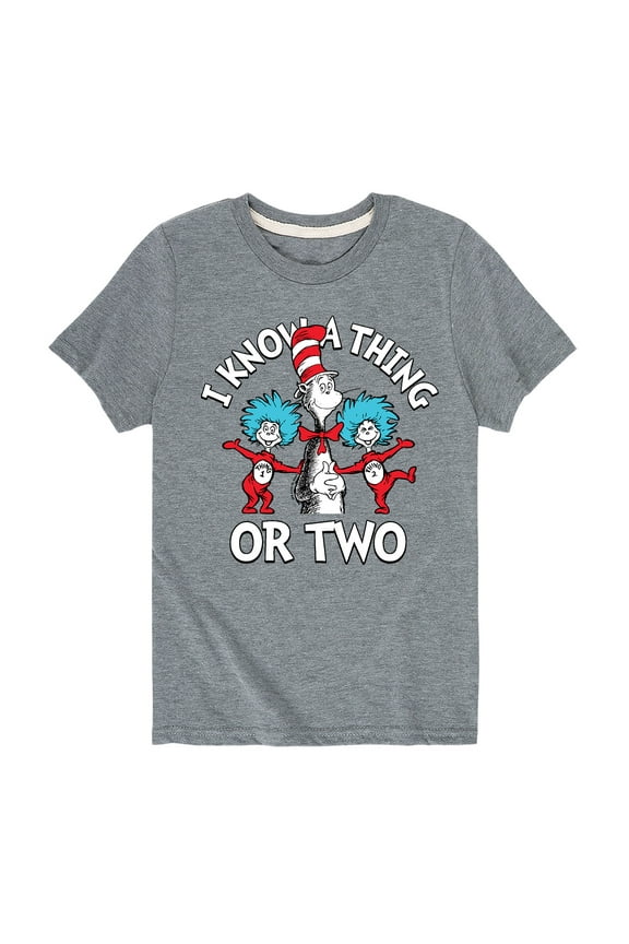 - I Know A Thing Or Two - Toddler And Youth Short Sleeve Graphic T-Shirt