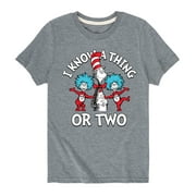 Dr. Seuss - I Know A Thing Or Two - Toddler And Youth Short Sleeve Graphic T-Shirt