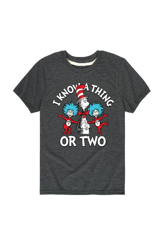 - I Know A Thing Or Two - Toddler And Youth Short Sleeve Graphic T-Shirt