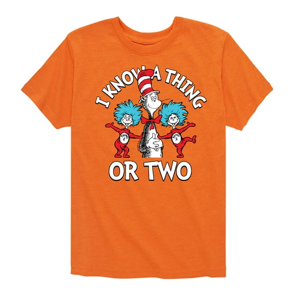 Dr. Seuss - I Know A Thing Or Two - Toddler And Youth Short Sleeve Graphic T-Shirt