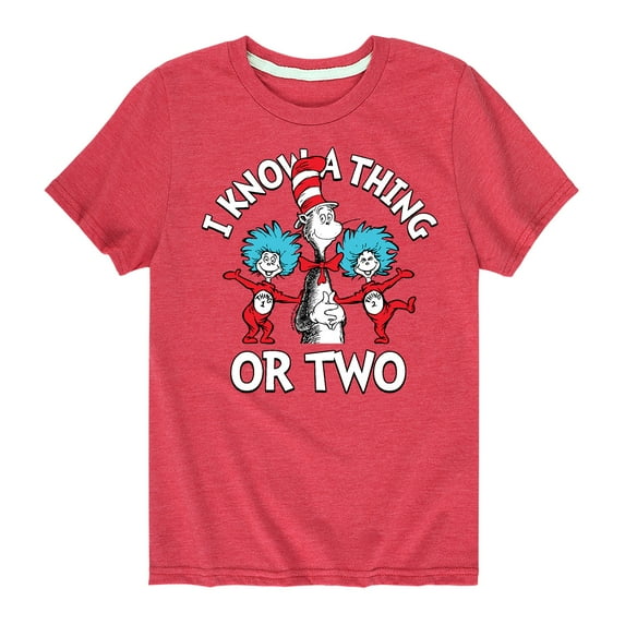 Dr. Seuss - I Know A Thing Or Two - Toddler And Youth Short Sleeve Graphic T-Shirt