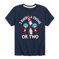 thumbnail image 1 of Dr. Seuss - I Know A Thing Or Two - Toddler And Youth Short Sleeve Graphic T-Shirt, 1 of 6