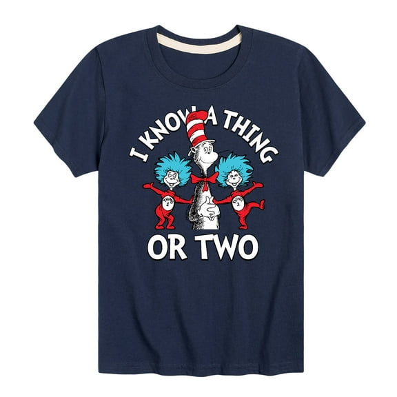 Dr. Seuss - I Know A Thing Or Two - Toddler And Youth Short Sleeve Graphic T-Shirt