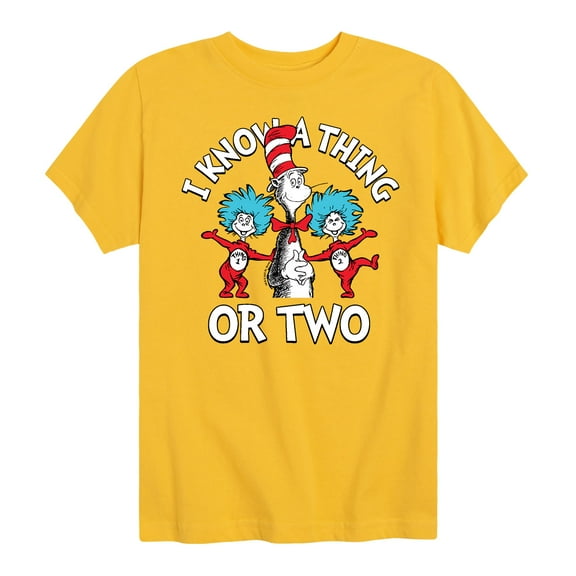 Dr. Seuss - I Know A Thing Or Two - Toddler And Youth Short Sleeve Graphic T-Shirt