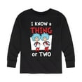 thumbnail image 1 of Dr. Seuss - I Know A Thing Or Two - Youth Long Sleeve Graphic T-Shirt, 1 of 6