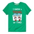 thumbnail image 1 of Dr. Seuss - I Know A Thing Or Two - Youth Short Sleeve Graphic T-Shirt, 1 of 6
