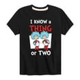 thumbnail image 1 of Dr. Seuss - I Know A Thing Or Two - Youth Short Sleeve Graphic T-Shirt, 1 of 6
