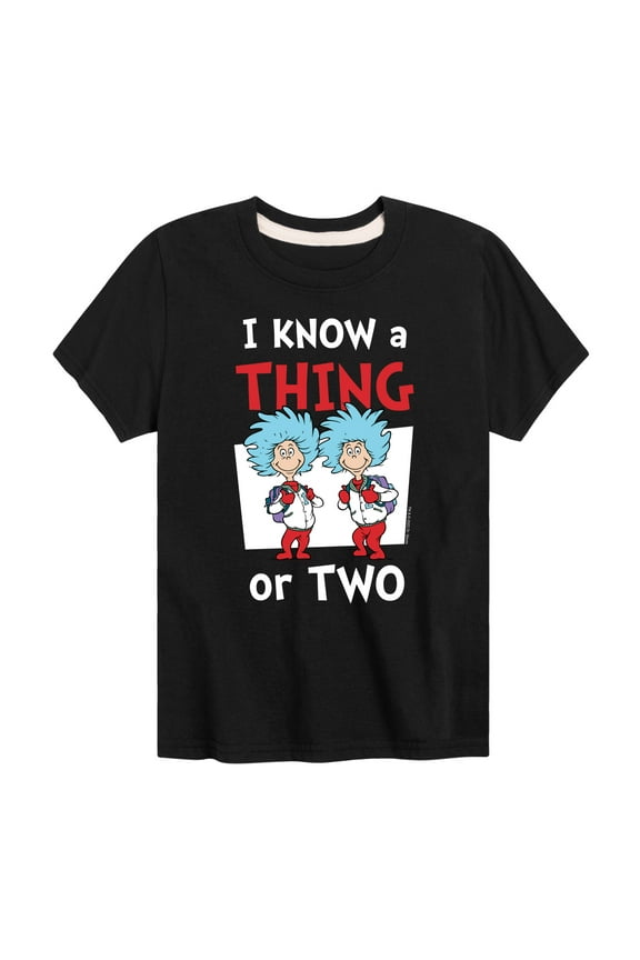 - I Know A Thing Or Two - Youth Short Sleeve Graphic T-Shirt