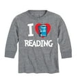 thumbnail image 1 of Dr. Seuss - I Love Reading - Toddler And Youth Long Sleeve Graphic T-Shirt, 1 of 6