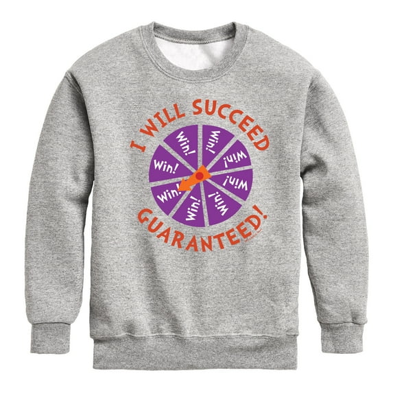 Dr. Seuss - I Will Succeed - Toddler And Youth Crewneck Fleece Sweatshirt