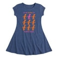 thumbnail image 1 of Dr. Seuss - I'll Be Famous - Girls Fit And Flare Cap Sleeve Dress, 1 of 4