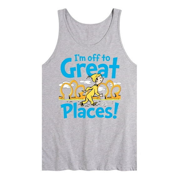 Dr. Seuss - I'm Off To Great Places - Men's Jersey Tank Top