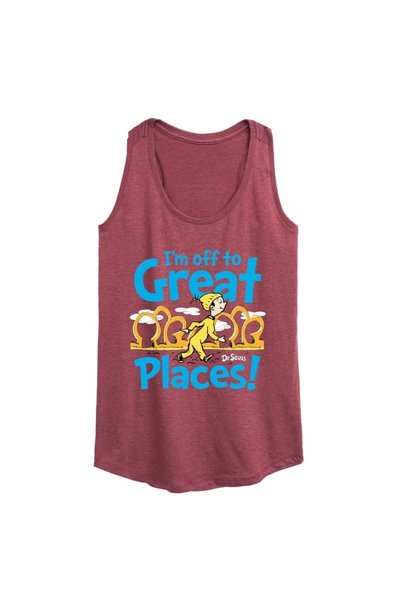 - I'm Off To Great Places - Women's Racerback Tank Top