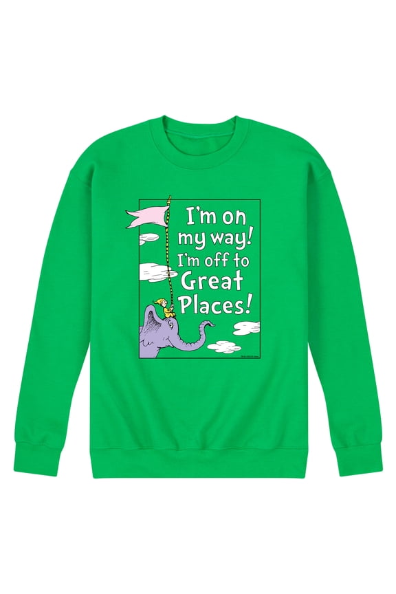 - I'm On My Way - Men's Crew Neck Fleece Pullover