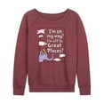thumbnail image 1 of Dr. Seuss - I'm On My Way - Women's Lightweight French Terry Long Sleeve Shirt, 1 of 6