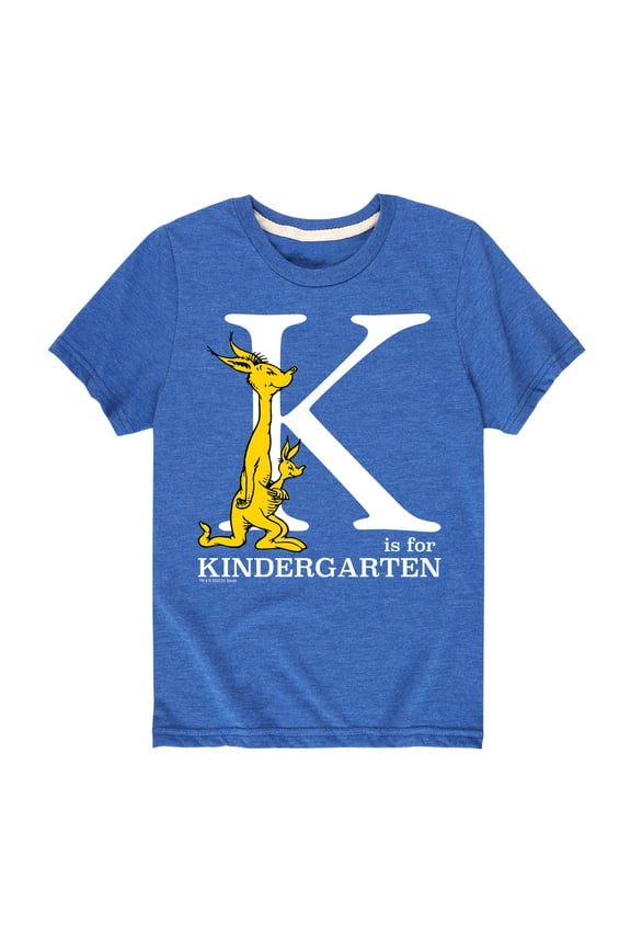 - K Is For Kindergarten - School - Youth Short Sleeve Graphic T-Shirt