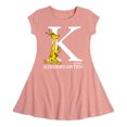 thumbnail image 1 of Dr. Seuss - K Is For Kindergarten - Youth Girls Fit And Flare Dress, 1 of 1