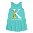 thumbnail image 1 of Dr. Seuss - K is for Kindergarten - Back to School - Youth Girls A-line Dress, 1 of 5