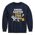 thumbnail image 1 of Dr. Seuss - Kindergarten Out Of This World - Youth Crewneck Fleece Sweatshirt, 1 of 6