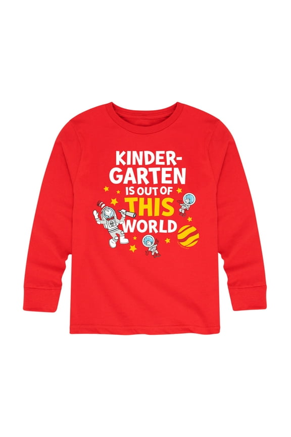 - Kindergarten Out Of This World - Youth Long Sleeve Graphic T-Shirt