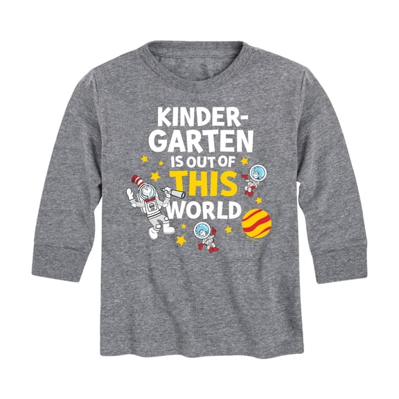 Dr. Seuss - Kindergarten Out Of This World - Youth Long Sleeve Graphic T-Shirt
